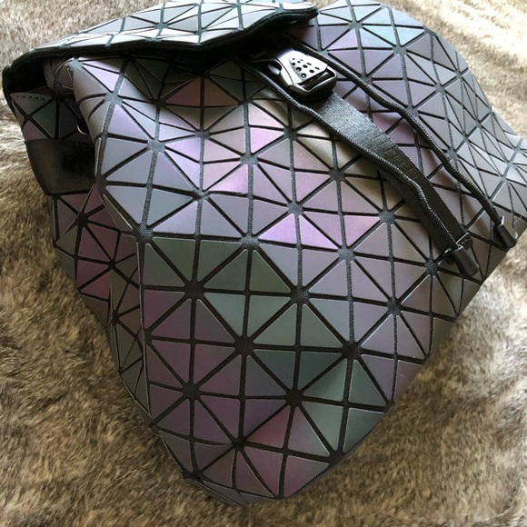 Holographic backpack matte. New, never used. main image 6